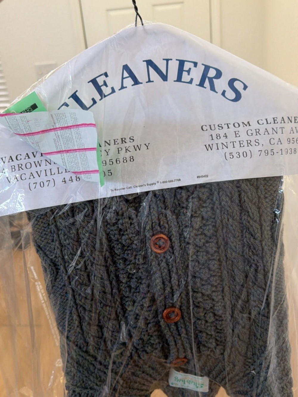 100% thick wool chunky sweater from Ireland - Picture 4 of 4